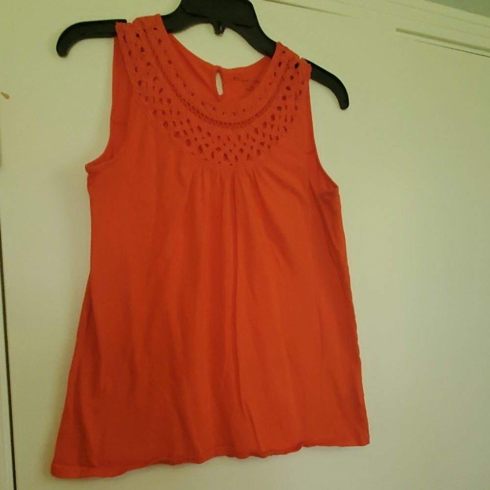 NY&Co orange sleeveless top